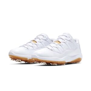 Air Jordan 11 Low Golf ‘White Metallic Gold’