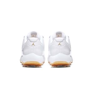 Air Jordan 11 Low Golf ‘White Metallic Gold’